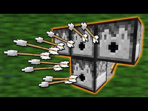 Вопрос: Как сделать пулемет в Minecraft?