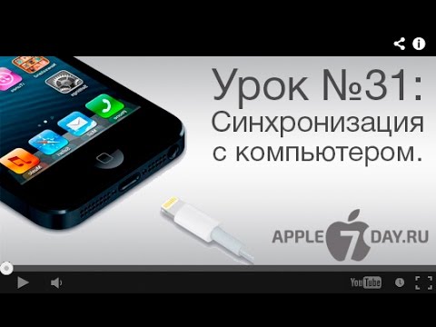 Вопрос: Как синхронизировать устройство Ipod?